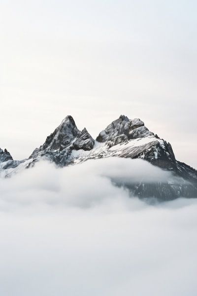 Peaks above the sea of clouds by Poster Art Shop