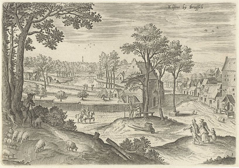 Hans Collaert (I), Ansicht von Ixelles 2 von Atelier Liesjes
