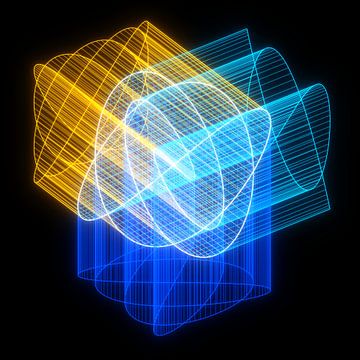 Lissajous, orthografisch: Drie Vier Vijf van elkement