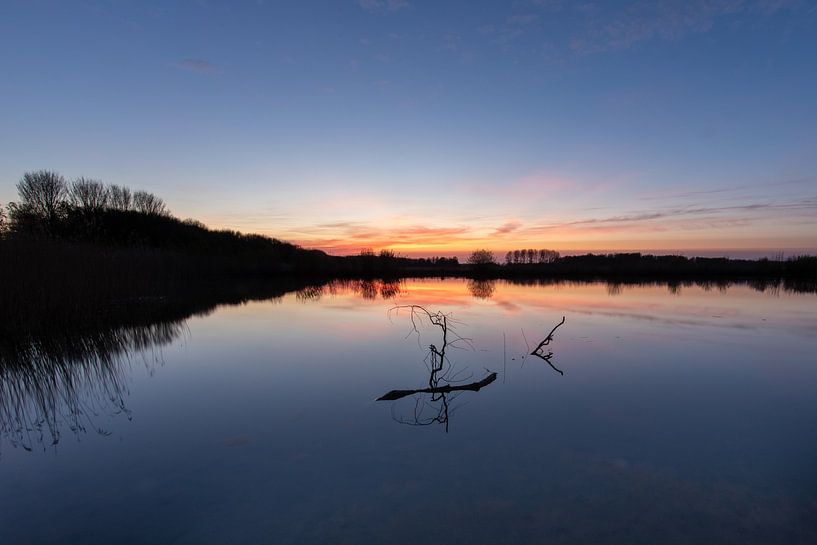 Lake of Geestmerambacht near Alkmaar by Peter Haastrecht, van