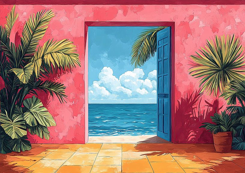 Matisse inspires Open Door Meer by Niklas Maximilian