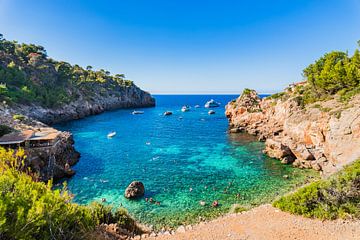Cala Deia, eiland Mallorca, Spanje Middellandse Zee van Alex Winter