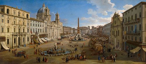 Caspar van Witte,Piazza Navona, Rome