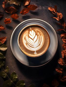 Herfst koffie V2 van drdigitaldesign