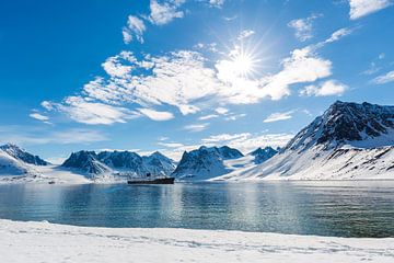 Hurtigruten's MS Nordstjernen in Svalbard by Gerald Lechner