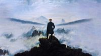 Wanderer Above the Sea of Fog - Caspar David Friedrich