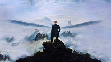 Wanderer über dem Nebelmeer - Caspar David Friedrich von Accessible Art
