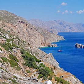 Agia Anna Beach - Amorgos - Griechenland von Liefde voor Reizen