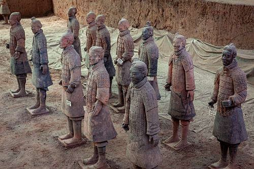 Het Terracottaleger van Xian in China