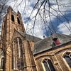 Oude Kerk in Delft van Jan Kranendonk