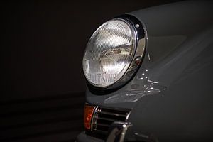 Détail des phares de la Porsche 911