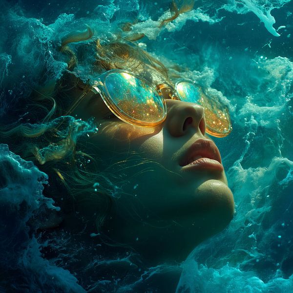 Dreams under water - Golden reflections by MArt