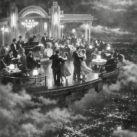 Floating Surrealist Nightclub by Digital Picture Art