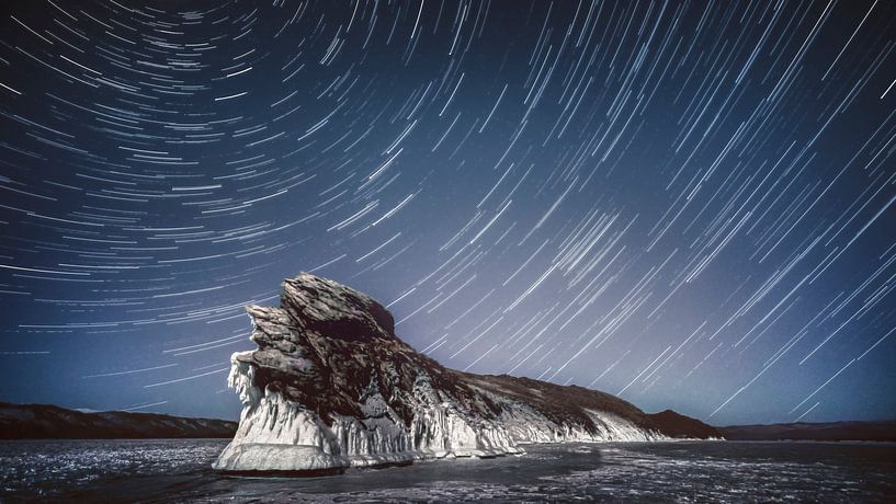 Sternenspur OlChon Sibirien von Peter Poppe