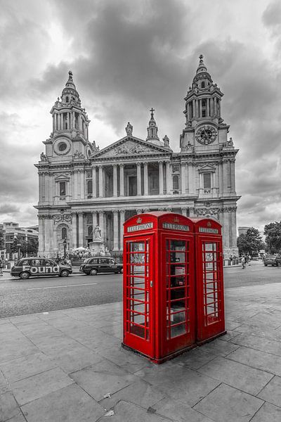 Londen foto - St. Paul's Cathedral - 2 van Tux Photography