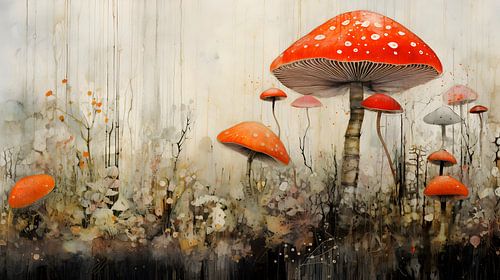Fly agaric still life