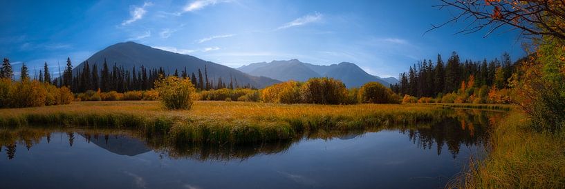 Vermillion Lakes by Leon Brouwer
