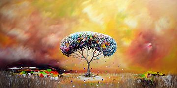 Tree of Life van Gena Theheartofart