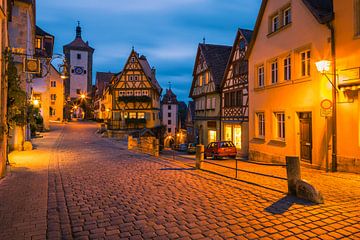 Rothenburg ob der Tauber, Duitsland van Henk Meijer Photography