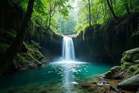 Verborgen waterval in de dichte jungle: een plek vol geheimen