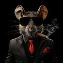 Muis met sigaar en zonnebril van TheXclusive Art thumbnail