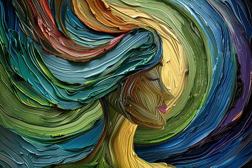 creatief abstracte kunst