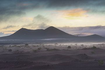 Natuurpark Los Vulkanen, bij Masdache, Lanzarote, Canarische Eilanden van Walter G. Allgöwer