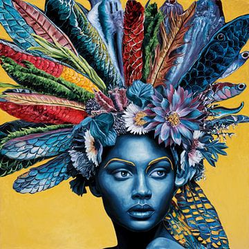 Jaune - beige - nature, beauté portraits féminins 06