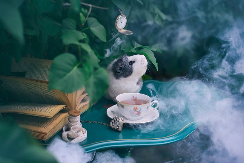 Tasse à thé en forme de cochon d'Inde par Marloes van Antwerpen