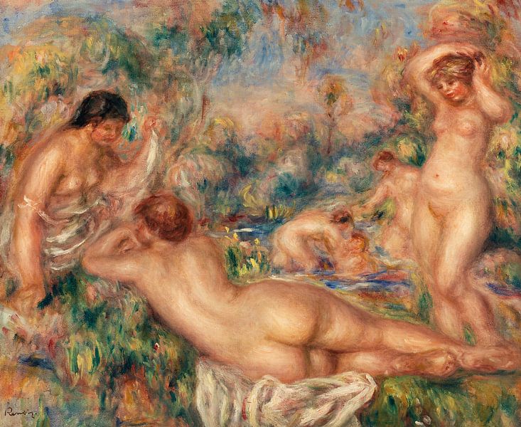 Badende, Pierre-Auguste Renoir (1918) von Atelier Liesjes