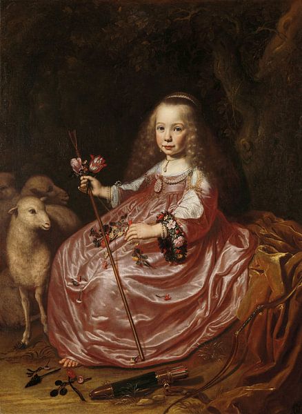 Portrait of Clara Alewijn, Dirck Dircksz. van Santvoort by Meesterlijcke Meesters