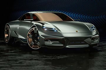 Porsche Cyber 6, sportauto. Concept car