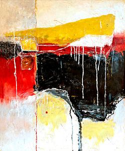 Peinture abstraite moderne et colorée