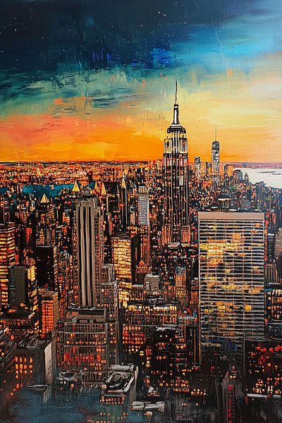 New York Skyline by Thea