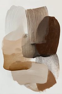 Formes brunes abstraites