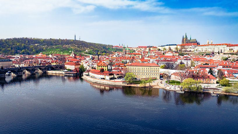 Prag, Ufer Karlsbrücke von Jonny Roensch