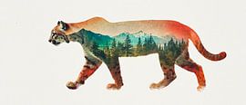 Mountain landscape in the Tiger by Poster Art Shop
