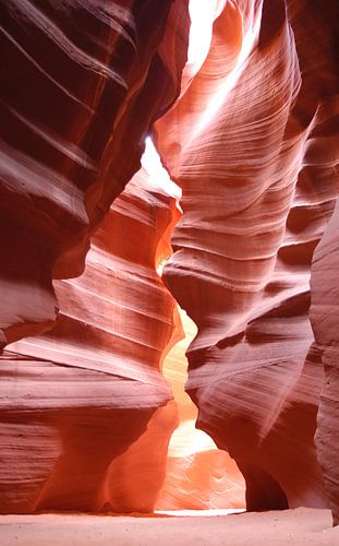 Le cœur d'Antelope Canyon
