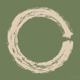 Zen-Kreis – Form gewordene Ruhe von AidasignArt
