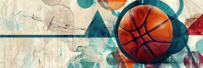 Basketbal van Poster Art Shop