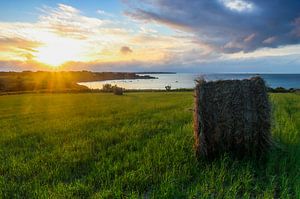 Zonsondergang op Belle-Ile-en-Mer een prachtig eiland voor de kust van Bretagne. van Arthur Puls Photography