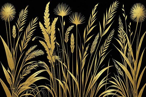 Golden grasses