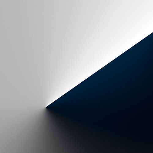 Blauer Konus-Gradient