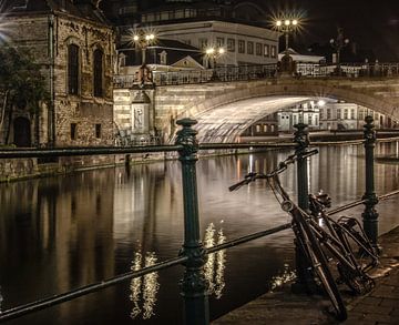 Ghent by Night by I Baay