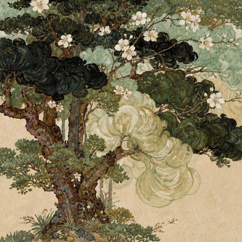 Fantasy Garden in Japan by Mad Dog Art