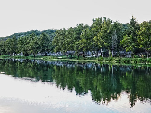 Spiegelung am Guadalupe River