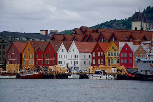 Bryggen, de historische handelshuizen