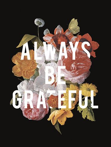 Floral Sentiment I Black Crop, Wild Apple Portfolio