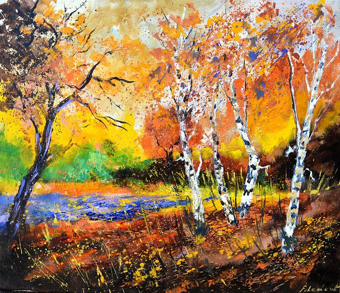 Autumn in the wood par pol ledent