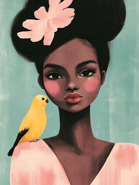 The girl and the bird by Studio Allee